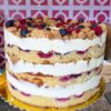 Torta de Frambuesas y Blueberries