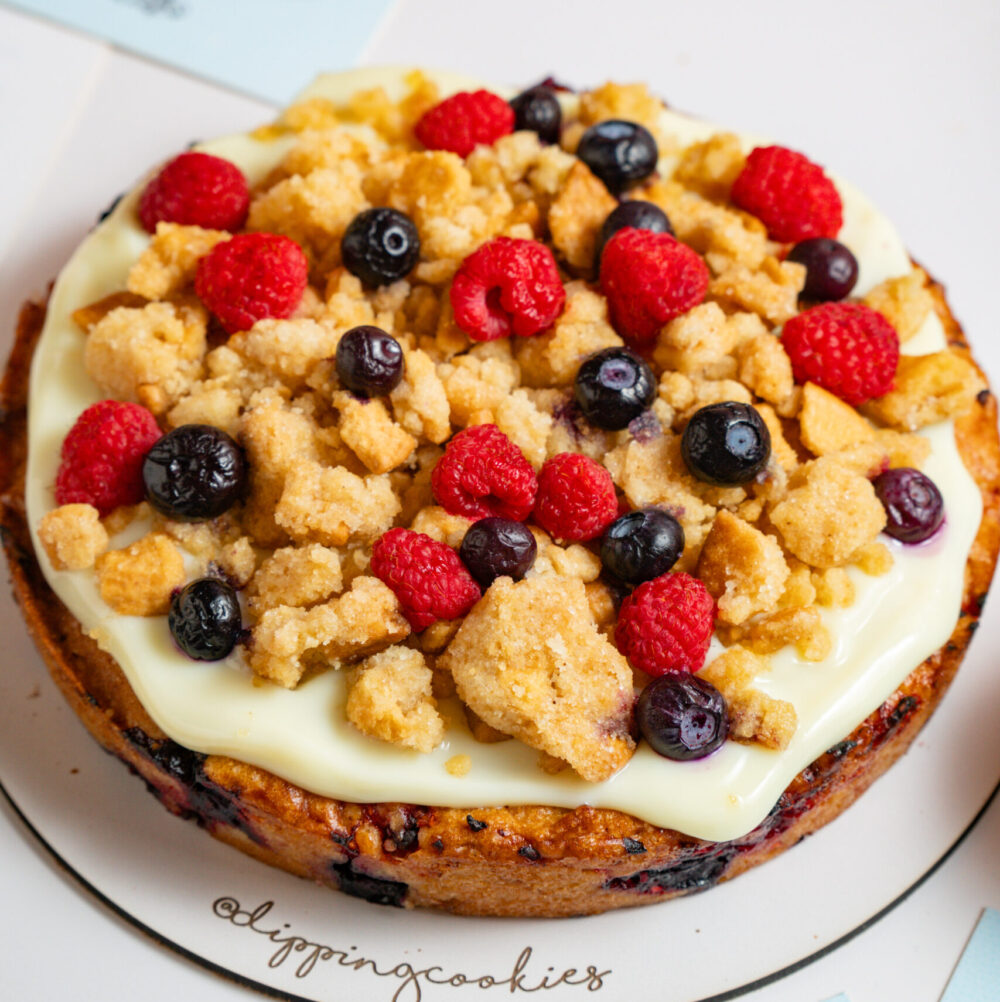 Cookie Cake Frutos Rojos y Limón
