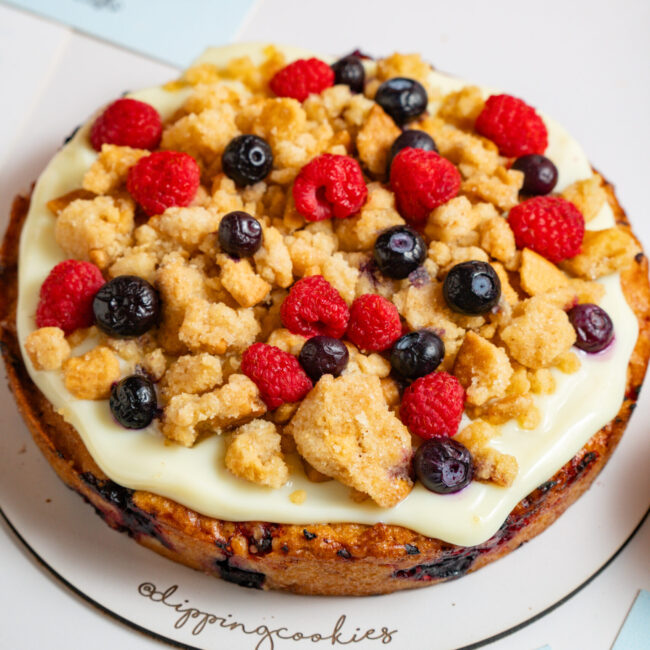 Cookie Cake Frutos Rojos y Limón