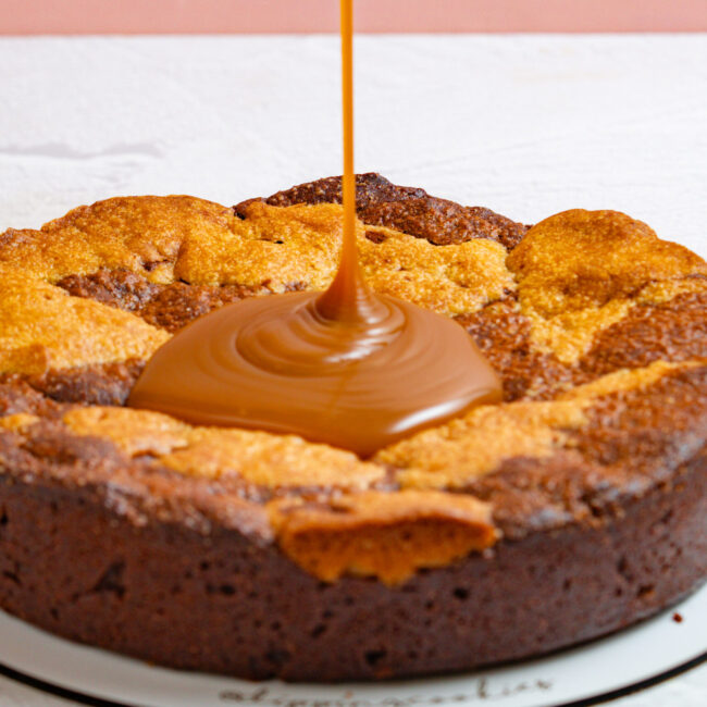 Brownie con Galleta y salted Caramel