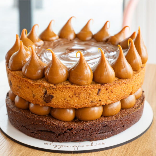 Brookie Doble de Nutella y Manjar