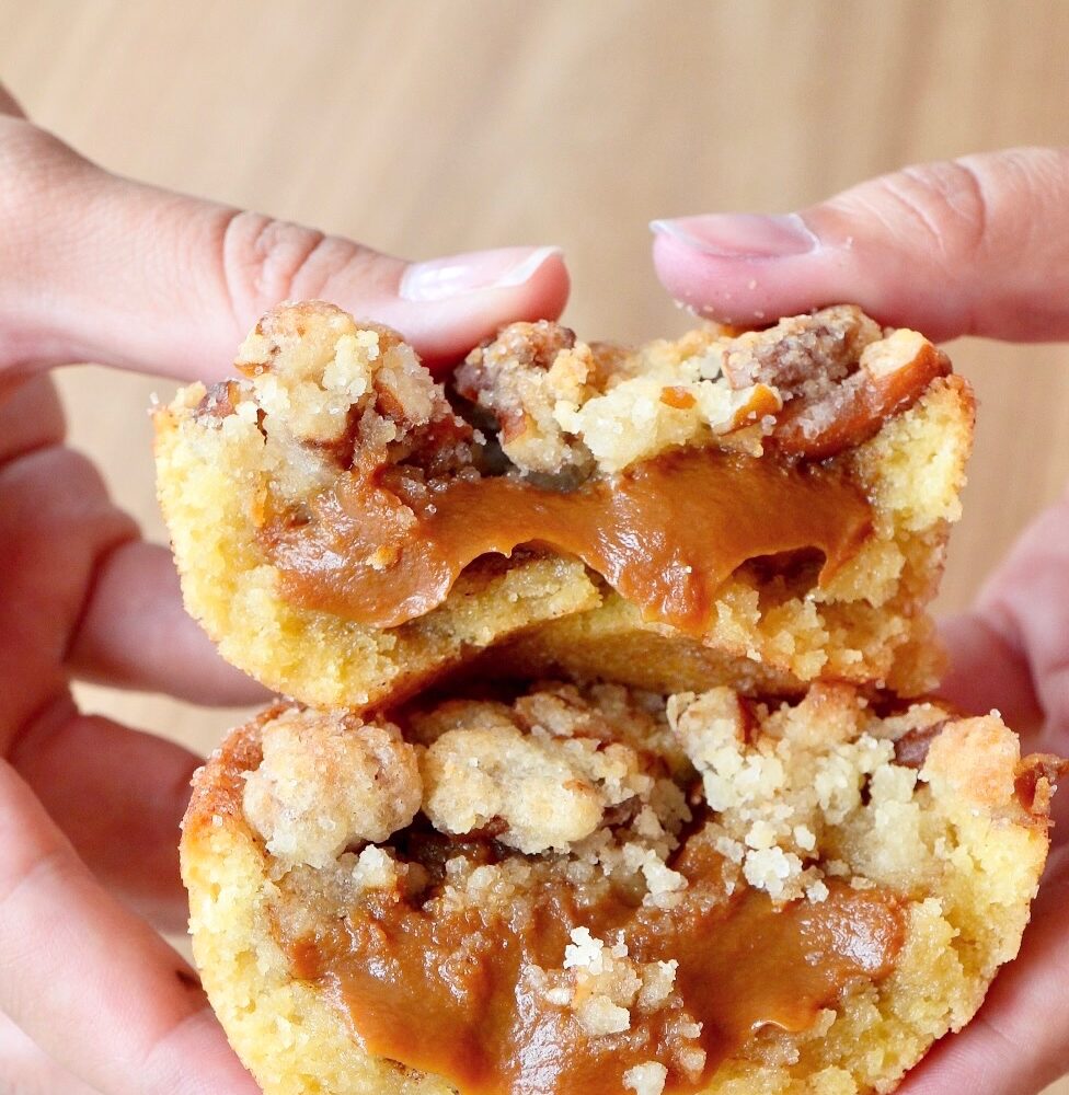 Cookie Cup de churro y pretzel